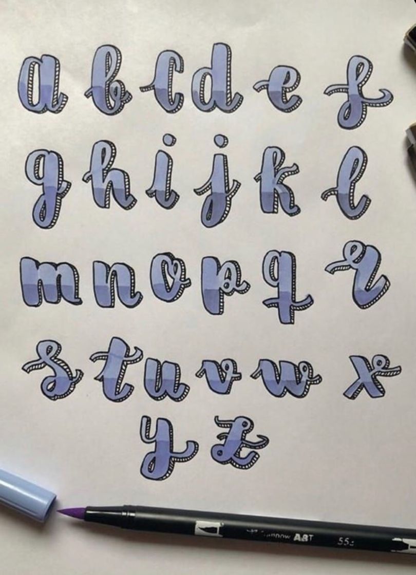 Social Lettering con degradado