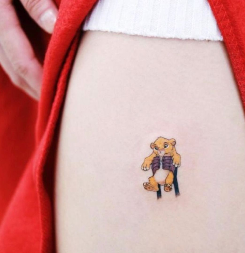 Social Tattoo rey león disney