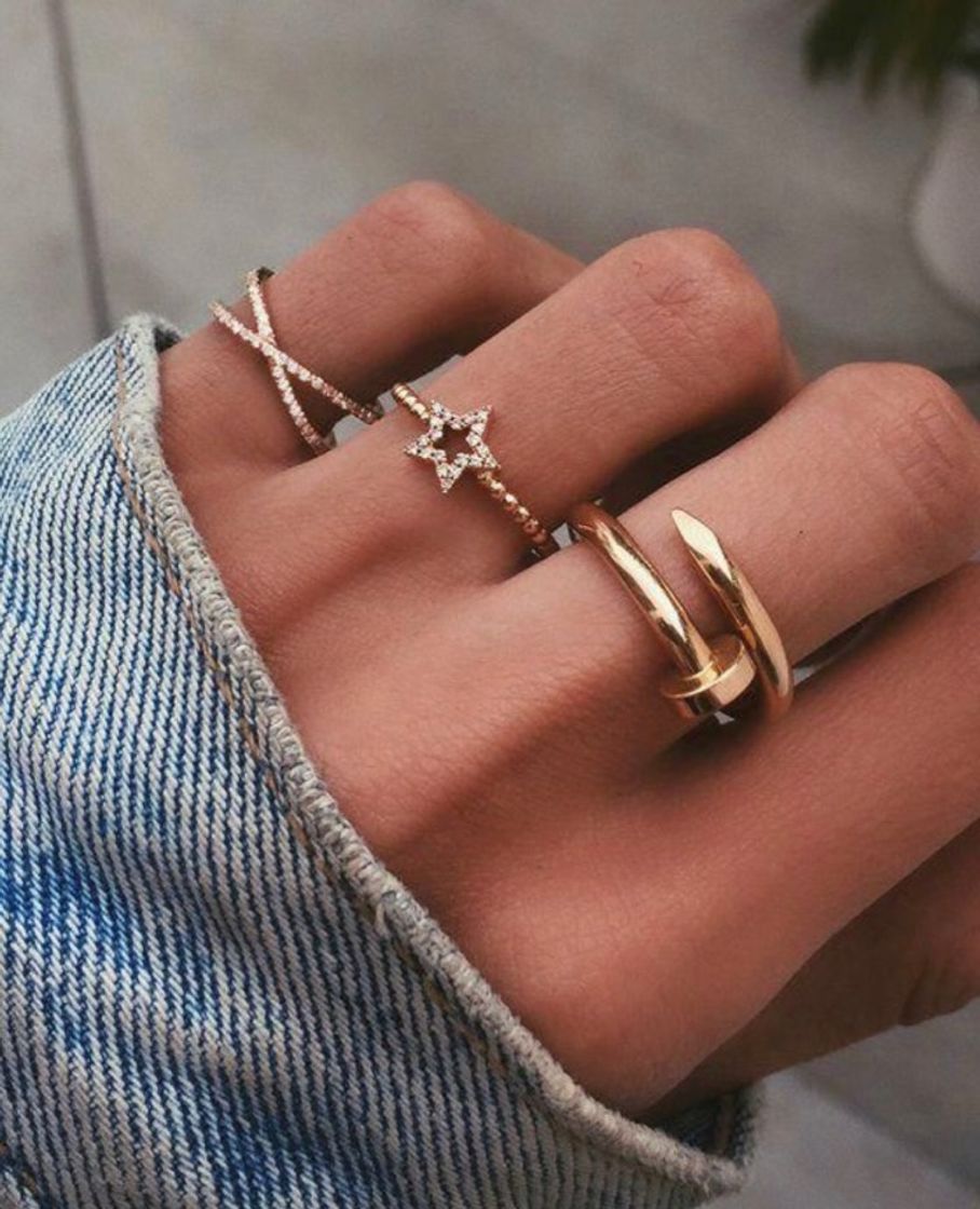 Social Anillos rose gold 