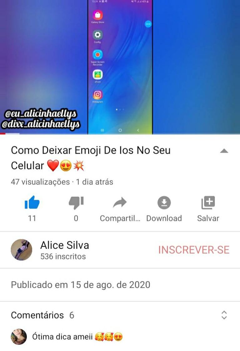 Moda Como Deixar Emoji De Ios No Seu Celular ❤️ - YouTube