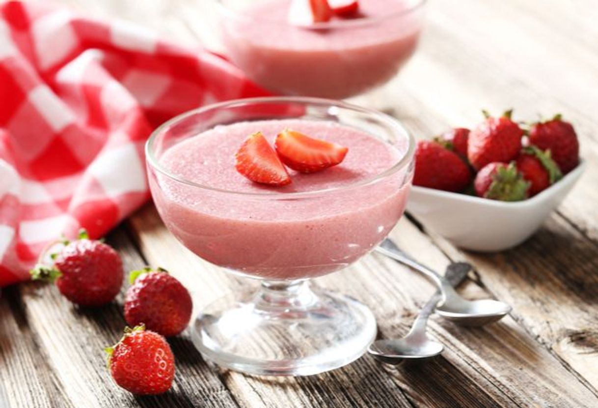 Moda Receita de Mousse de morango simples e delicioso-TudoGostoso