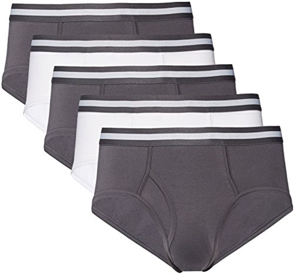 Producto Marca Amazon - find. Slip para Hombre Y-Front, Pack de 3/Pack de