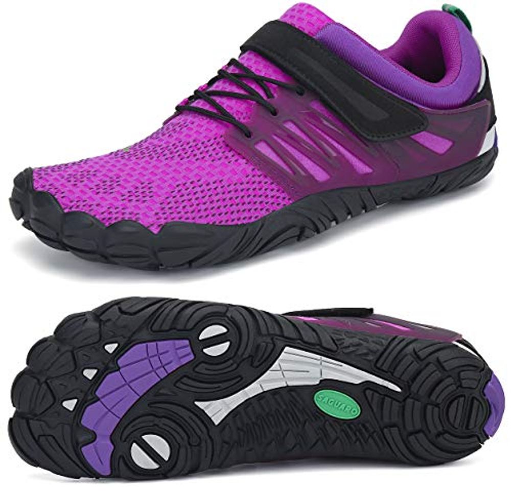 Products SAGUARO Transpirables Cinco Dedos Zapatillas de Deportes Masculina Femenino Bucle de Gancho