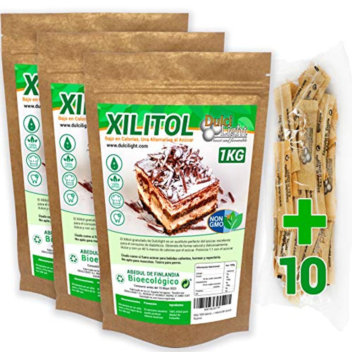 Producto Xilitol 100% Natural Ecologico 3Kg Azucar de Abedul de Finlandia