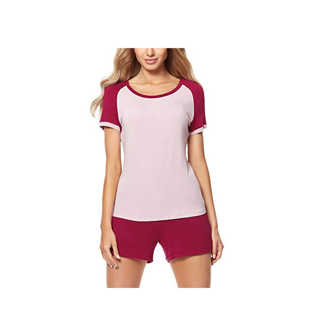 Products Merry Style Pijama Conjunto Camiseta y Pantalones Ropa de Cama Mujer MS10-231