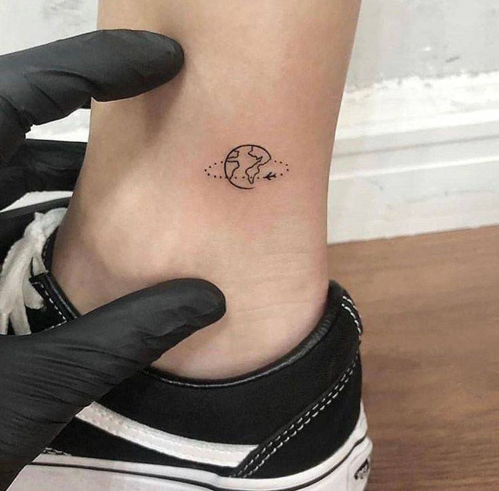 Fashion Tatuagem viagem ao mundo