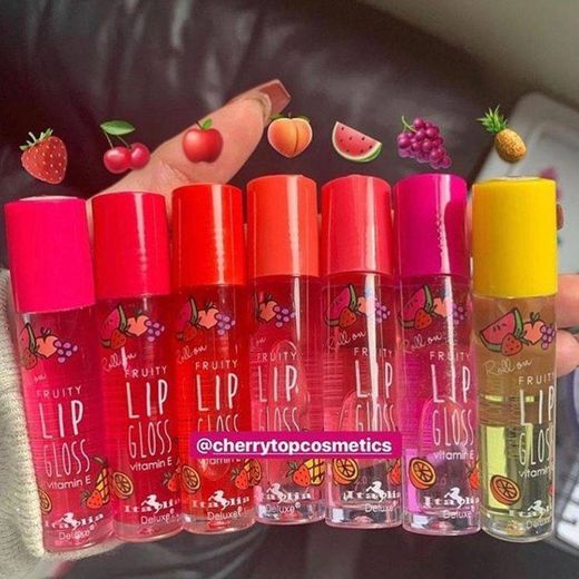 Lip gloss de vários tipos