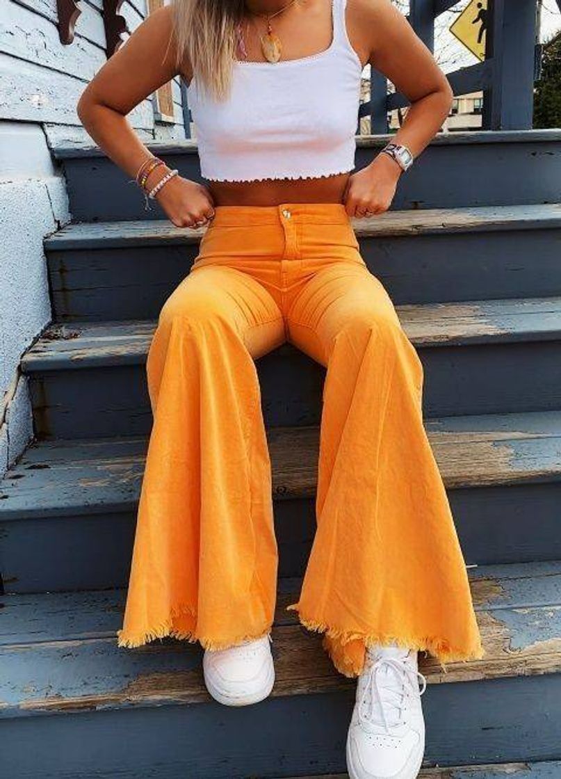 Social Calça "Boca de Sino"