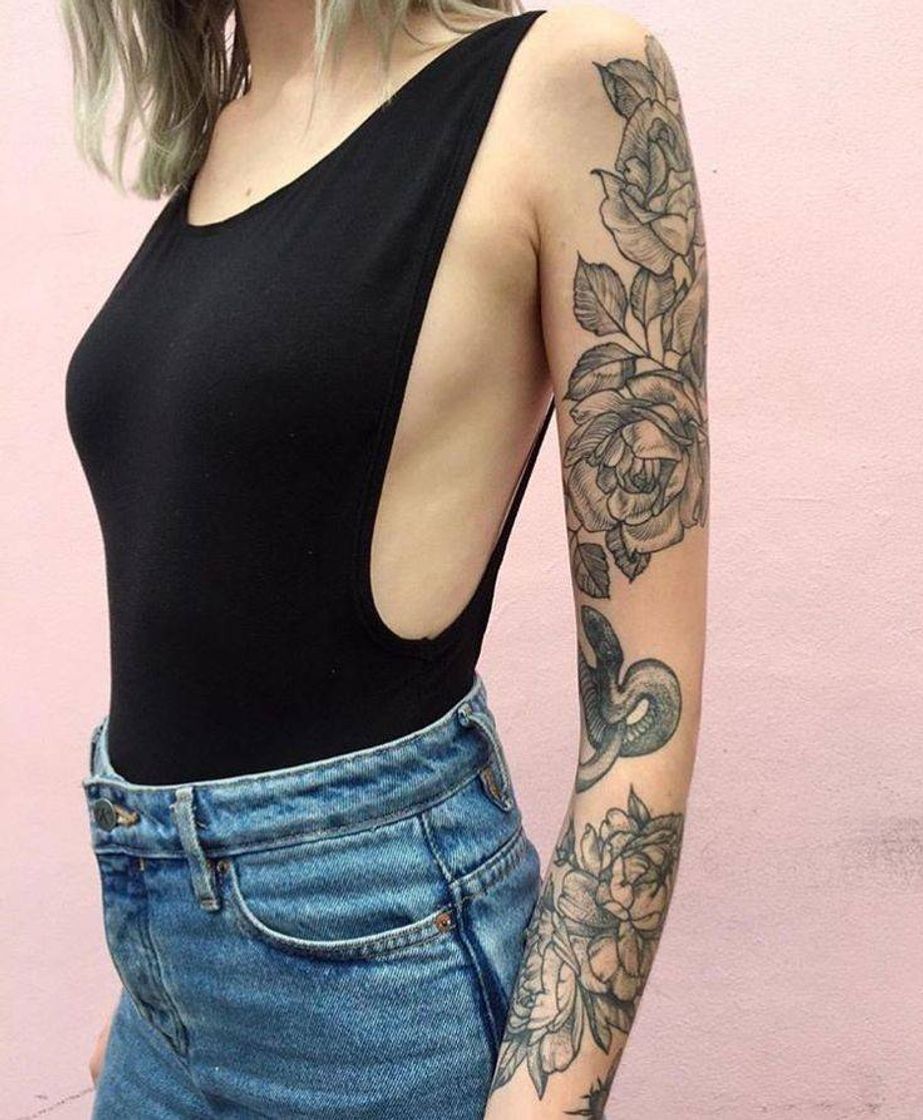 Fashion Tattoo floral