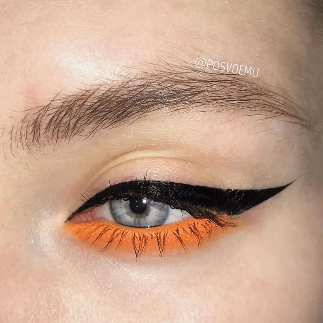 Fashion Make orange and black