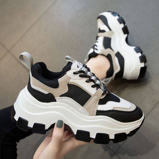 Chunky Vulcanize Sports Sneakers