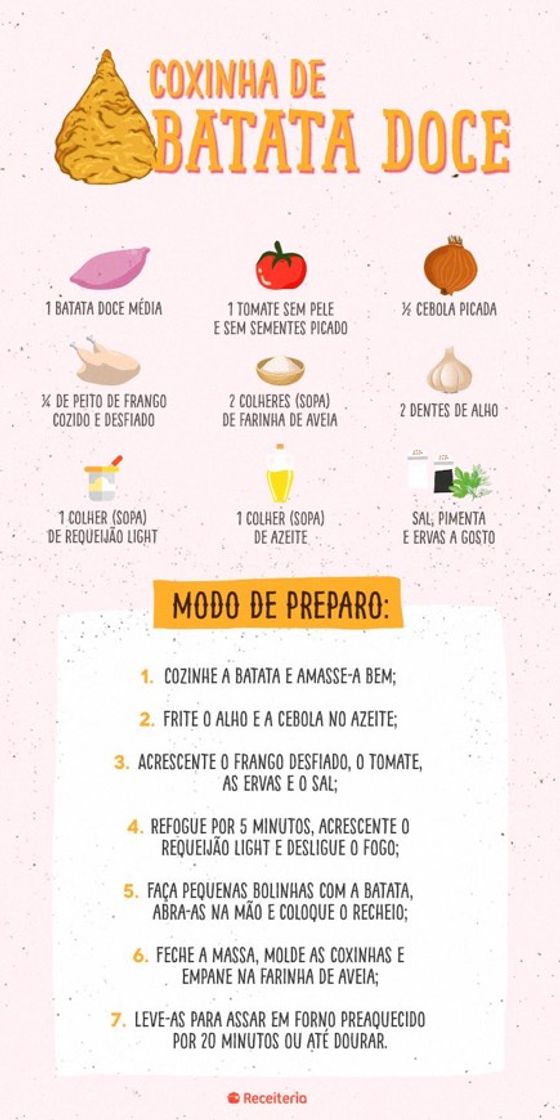 Moda coxinha de batata doce 🍠