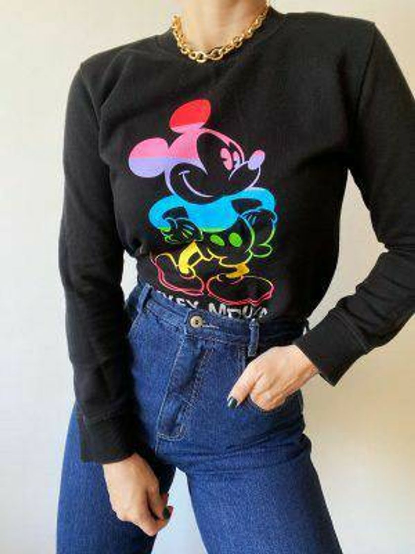 Fashion Moletom Mickey 