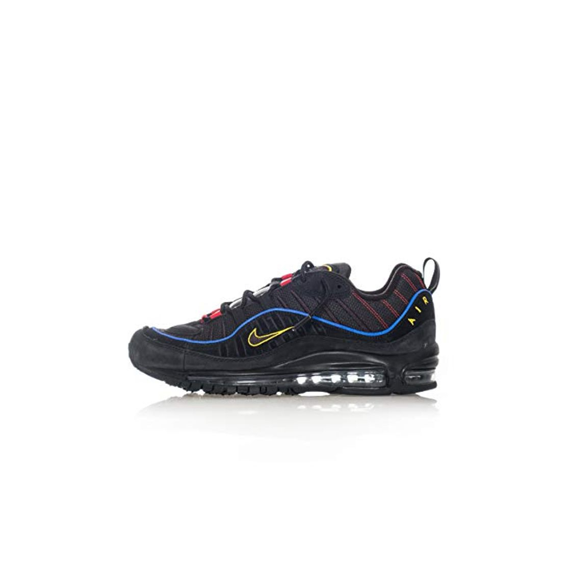 Fashion Zapatillas de Deporte Unisex NIKE Air MAX 98 en Tela Negra CD1537-001