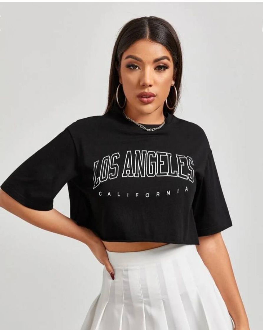 Fashion Cropped preto Los Angeles 