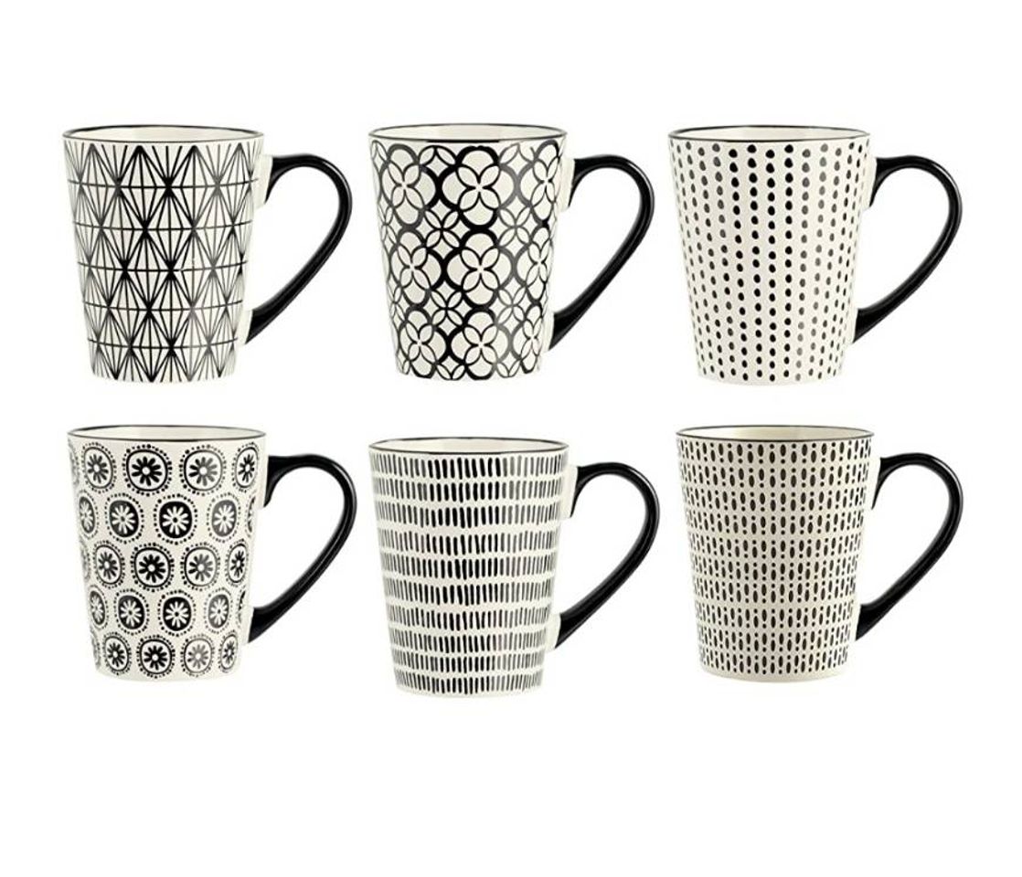 Moda Set de 6 canecas/mug