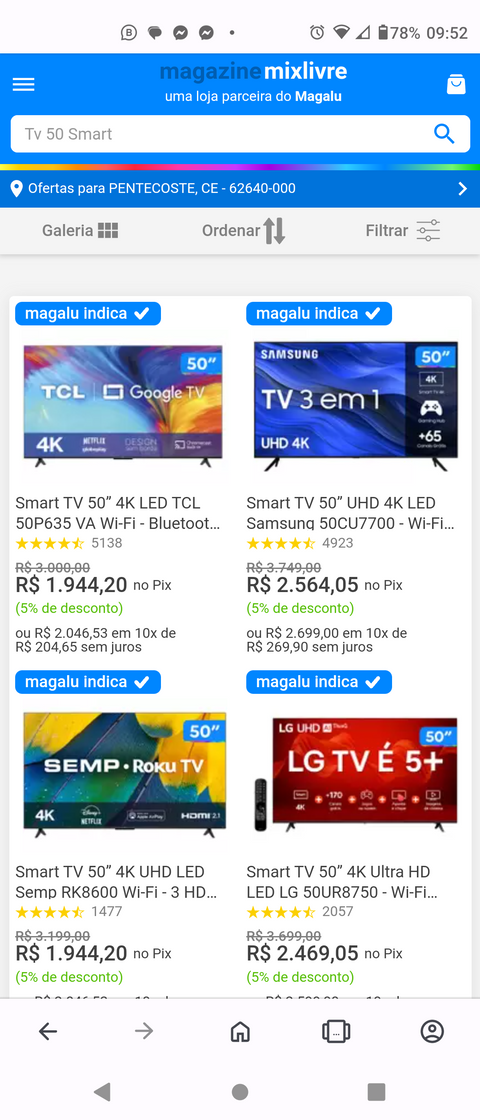 Moda Televisão 