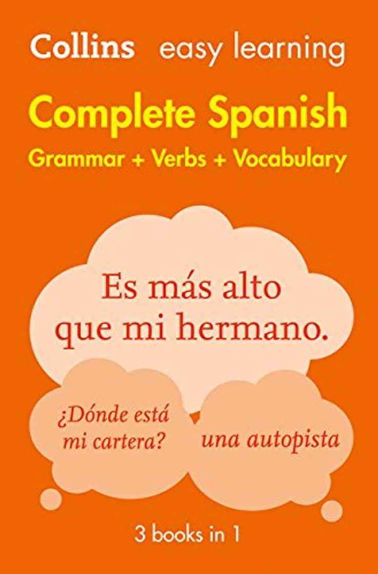 Libro Easy Learning Spanish Complete Grammar, Verbs and Vocabulary