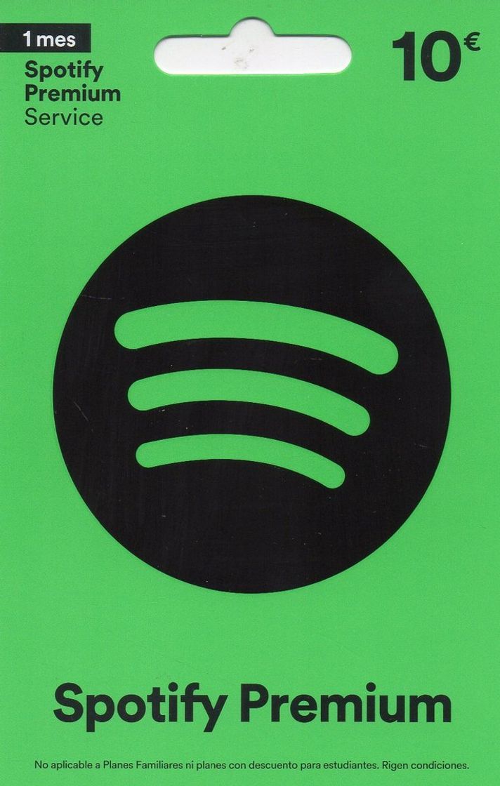 Music Tarjeta regalo Spotify Premium