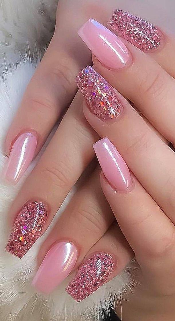 Moda Rosa com glitter ✨