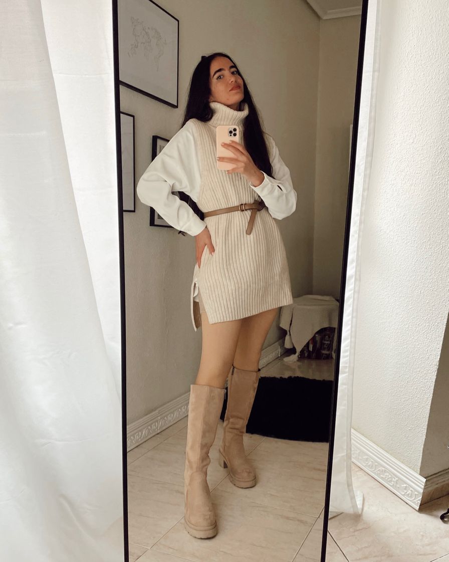 Social Chaleco vestido tejido 