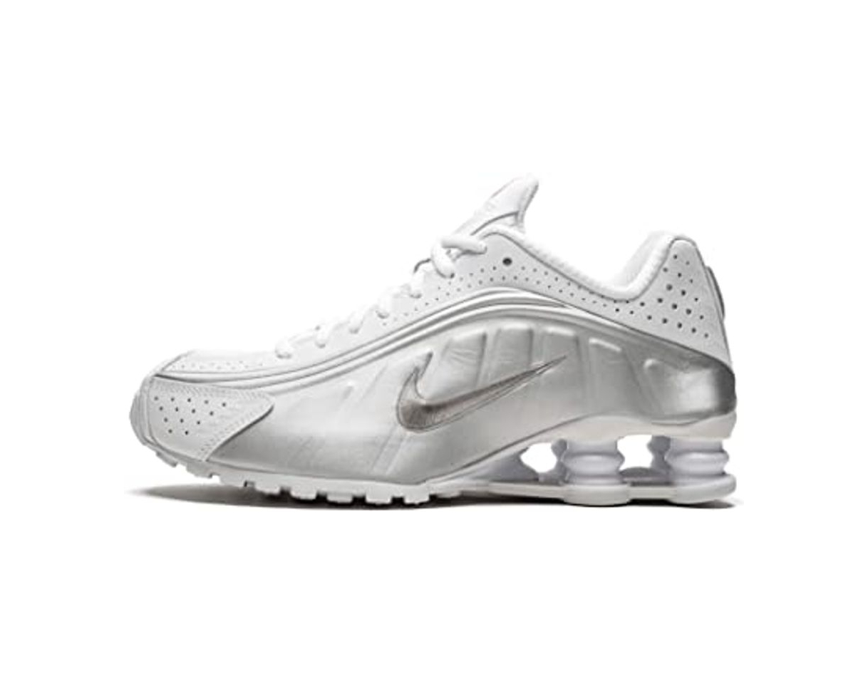 Fashion Nike Shox R4 BV1111-100 - Zapatillas Deportivas para Hombre, Color Blanco, Plateado