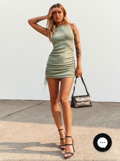 Military minds mini dress