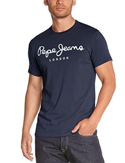 Pepe Jeans Original Stretch PM501594 Camiseta, Azul