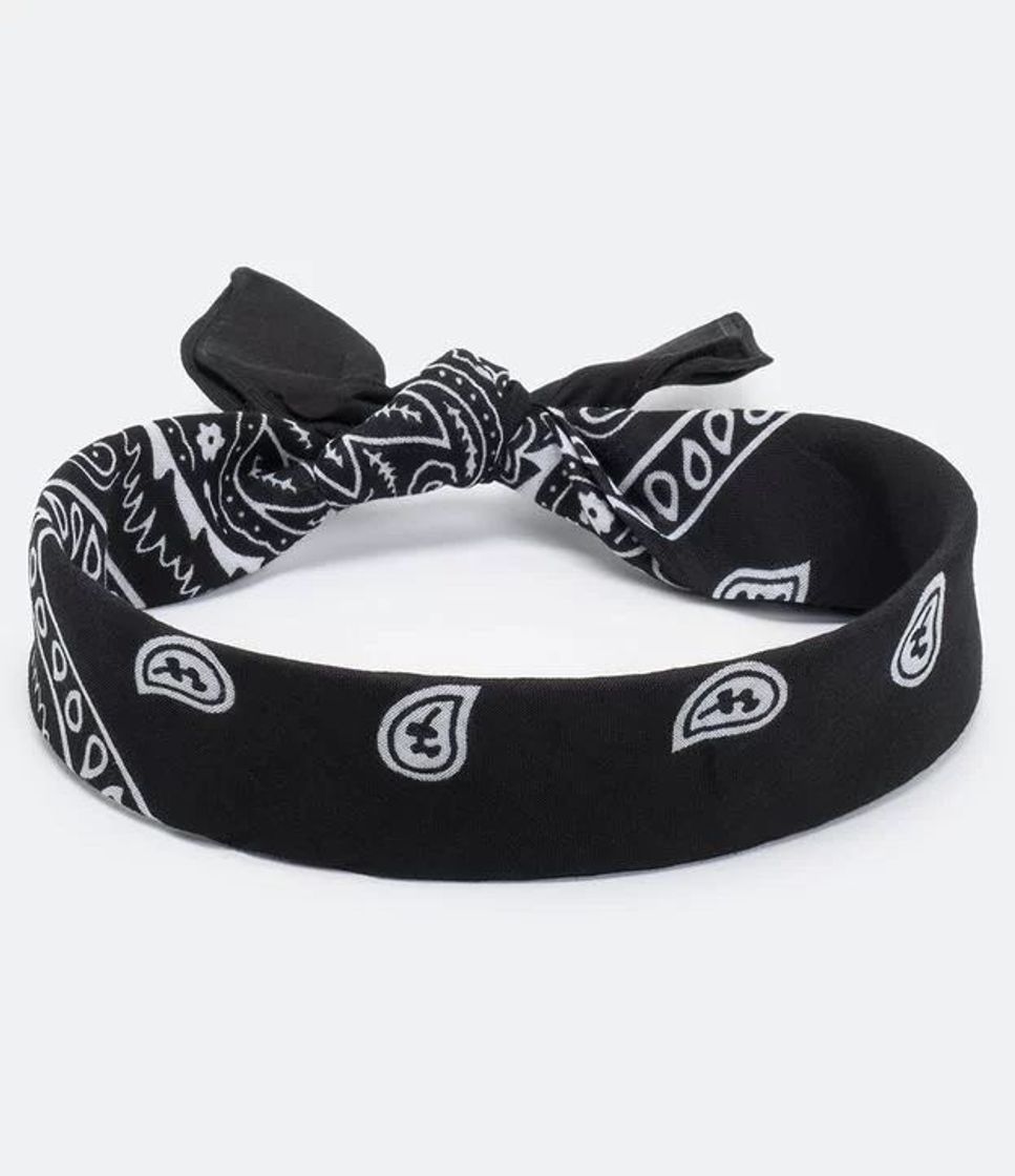 Fashion Bandana masculino preto 