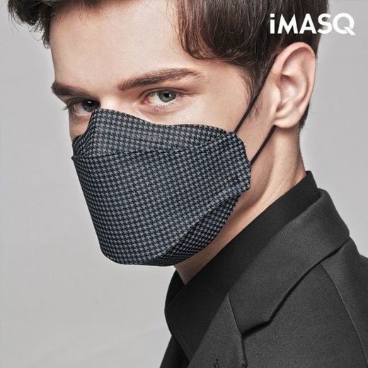 Máscara masculina 3d xadrez 