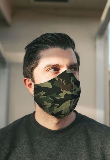 Máscara masculina exército 
