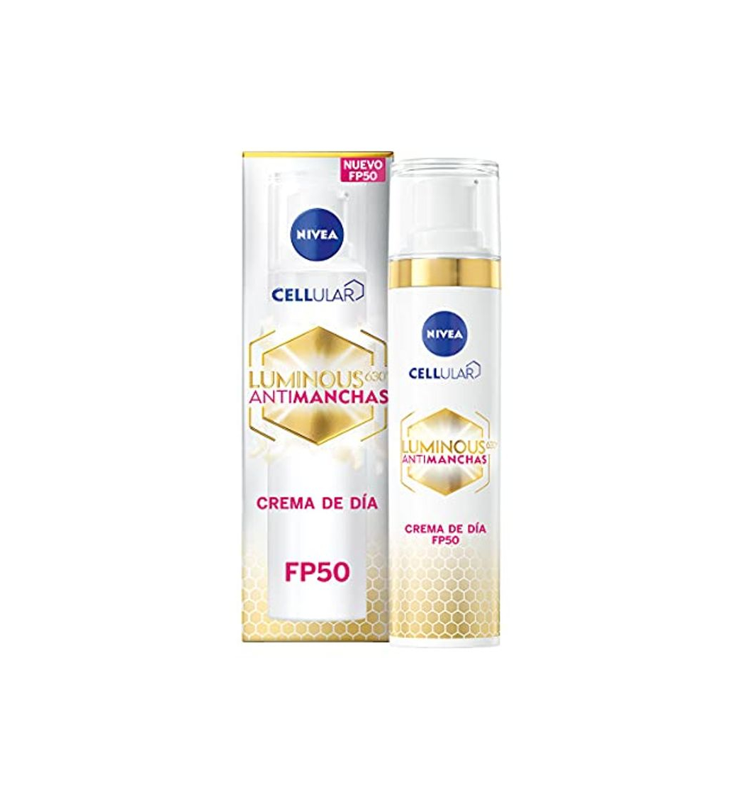 Productos NIVEA Cellular LUMINOUS 630 Antimanchas Crema de Día FP50 Fluido Triple Protección