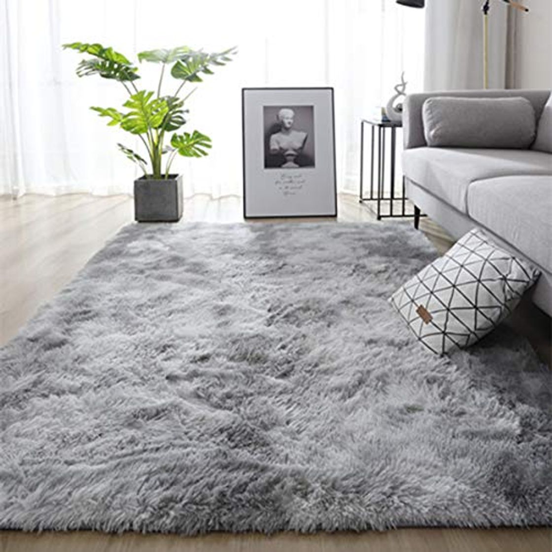 Home Leesentec Alfombra Salón Grande Suaves para Dormitorio Alfombras Antideslizante y Esponjosa para