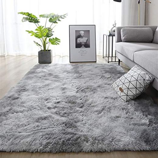 Leesentec Alfombra Salón Grande Suaves para Dormitorio Alfombras Antideslizante y Esponjosa para