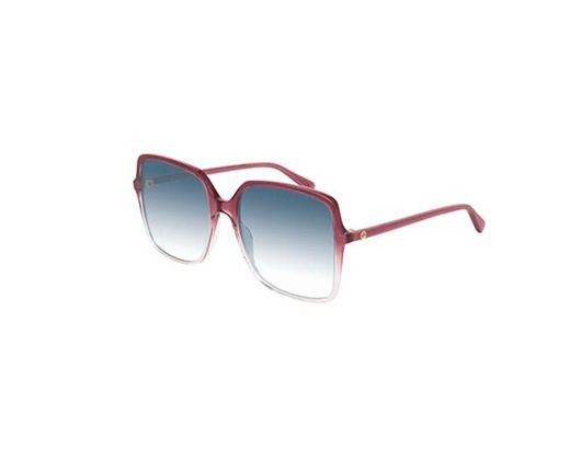 Gucci GG0544S-005-57 Gafas, Burgundy Kristall