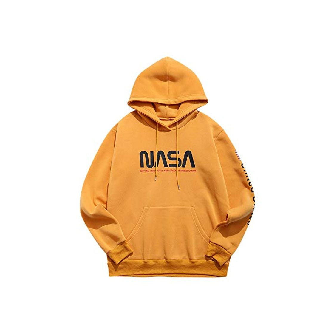 Moda ZAFUL Sudadera con capucha para hombre de la NASA con diseño de