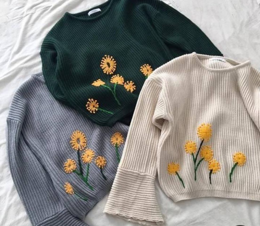 Social Floral Sweater 