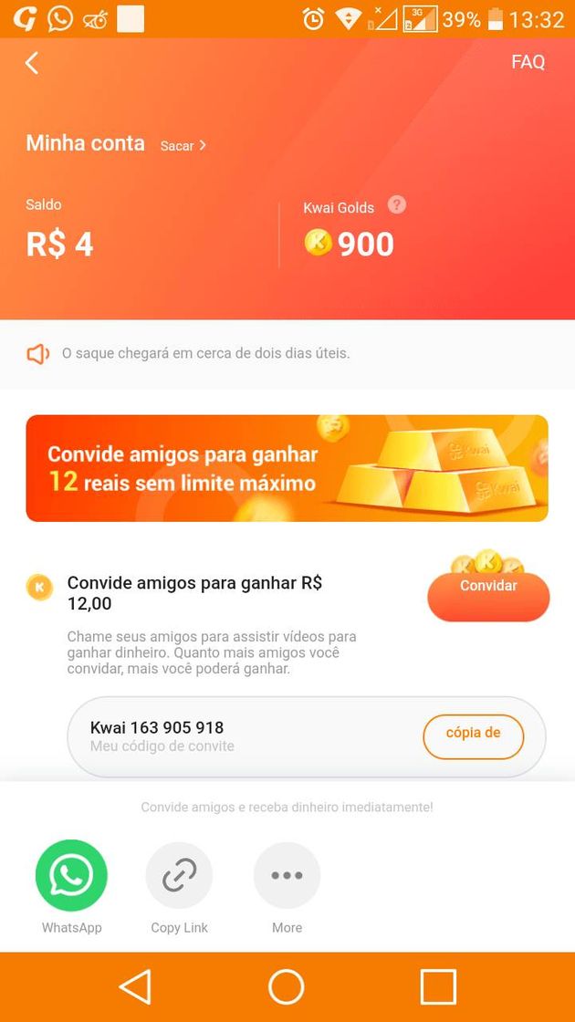 App Gana dinero viendo vídeos y invitando amigos