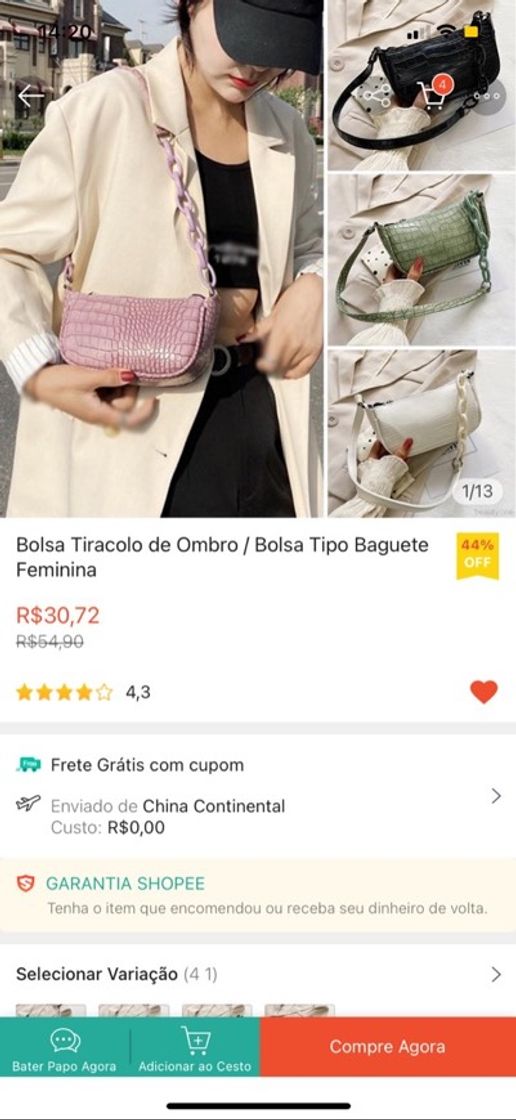 Moda Bolsa vintage SHOPEE