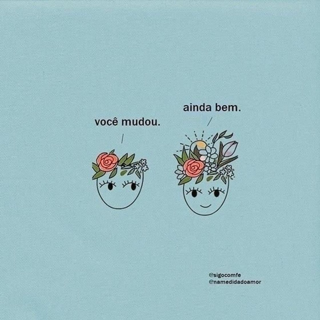 Vc mudou