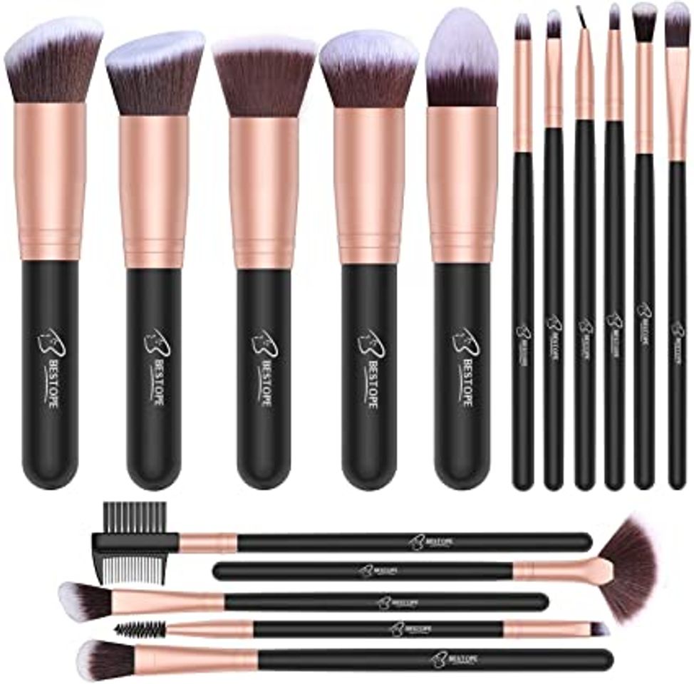 Producto Set de brochas de maquillaje profesional BESTOPE 16 piezas Pinceles de maquillaje