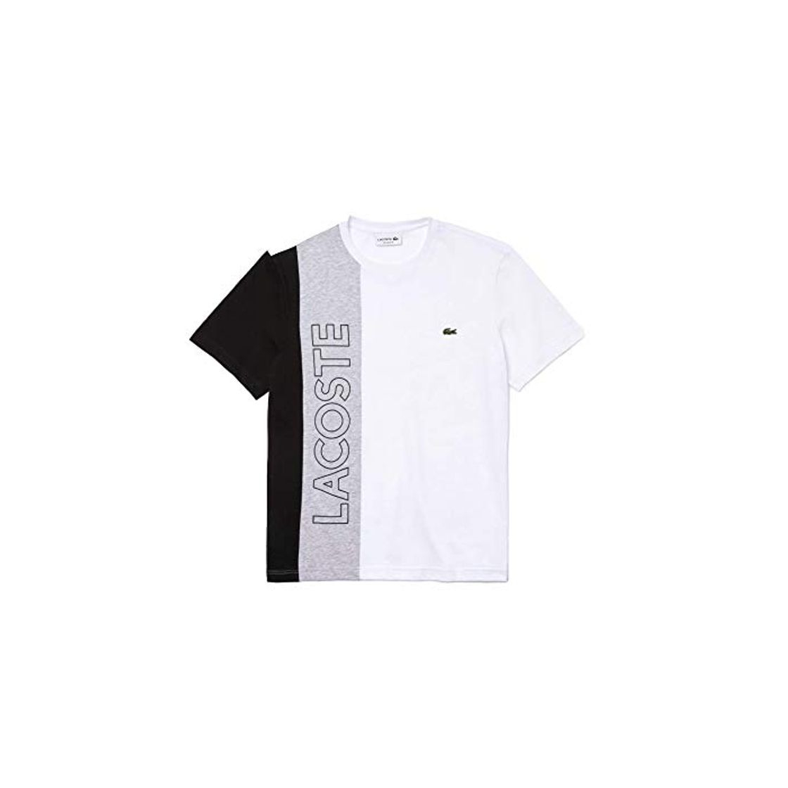 Fashion Lacoste TH0113 Camiseta, Blanc