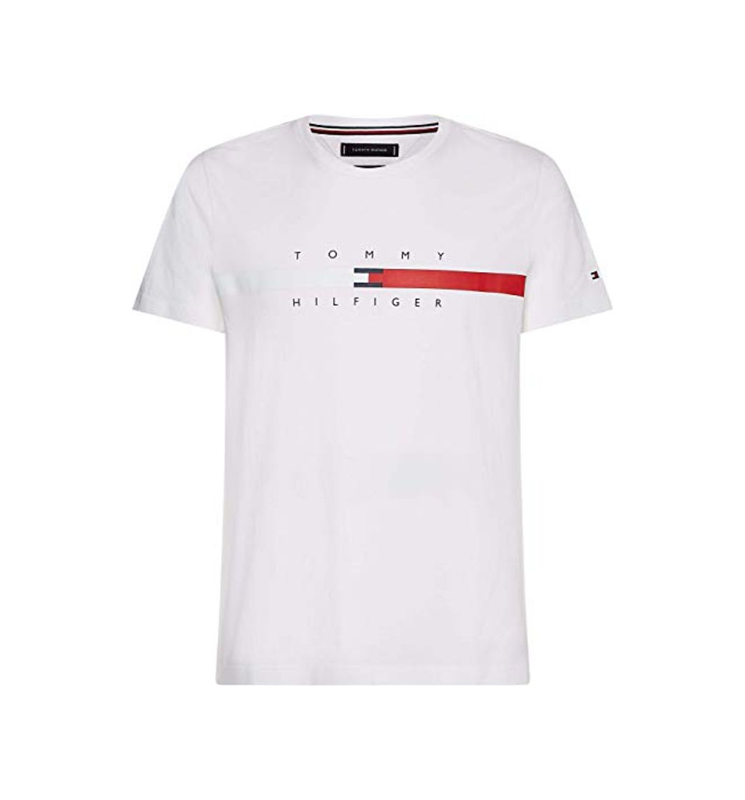 Fashion Tommy Hilfiger Global Stripe Chest tee Camiseta