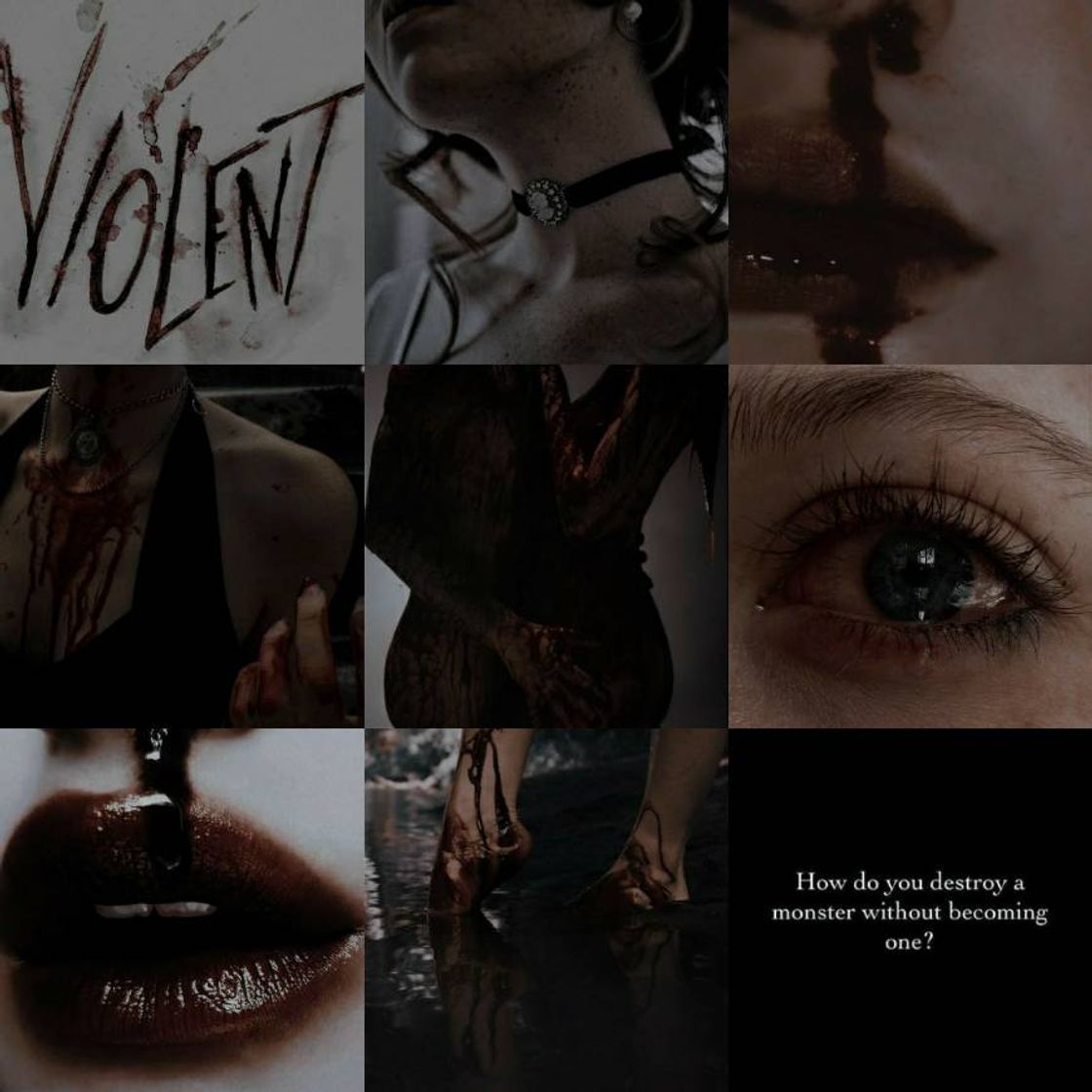 Moda Aesthetic dark violent