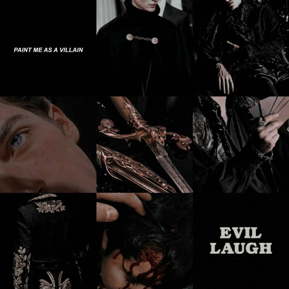 Moda Aesthetic dark villain 