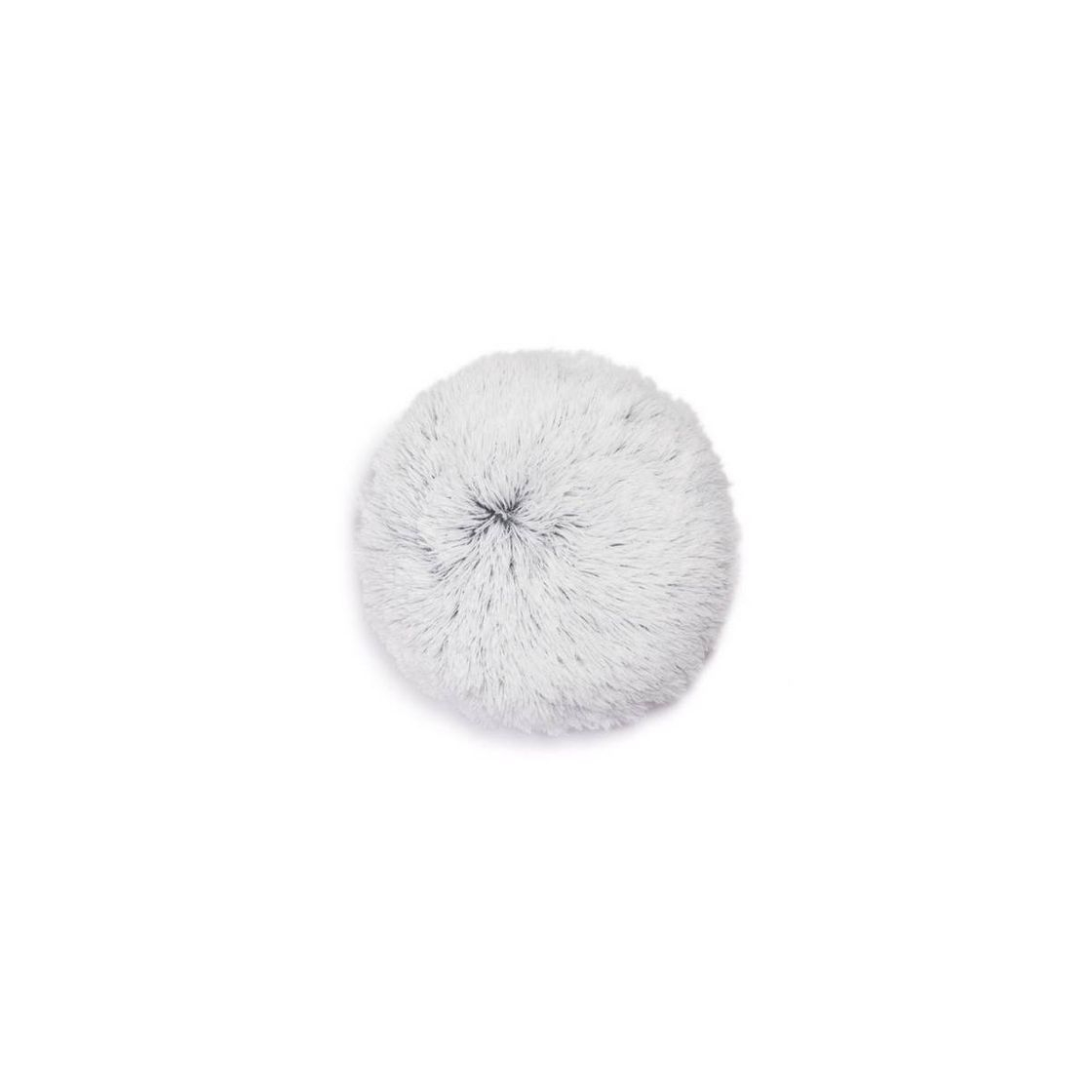 Products Almofada pompom redonda cinzento-claro