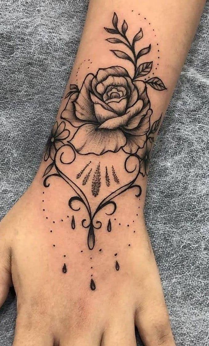 Moda Tatoo de rosas