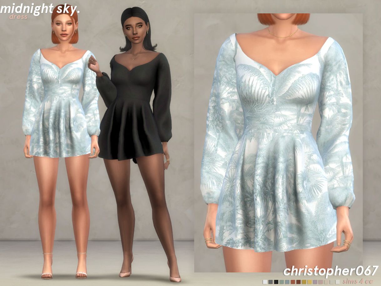 Videogames Midnight Sky Dress / Christopher067