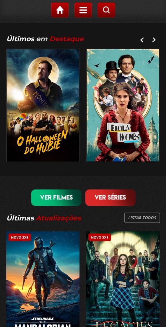 Moda Sites gratuitos pra ver filmes e séries. 