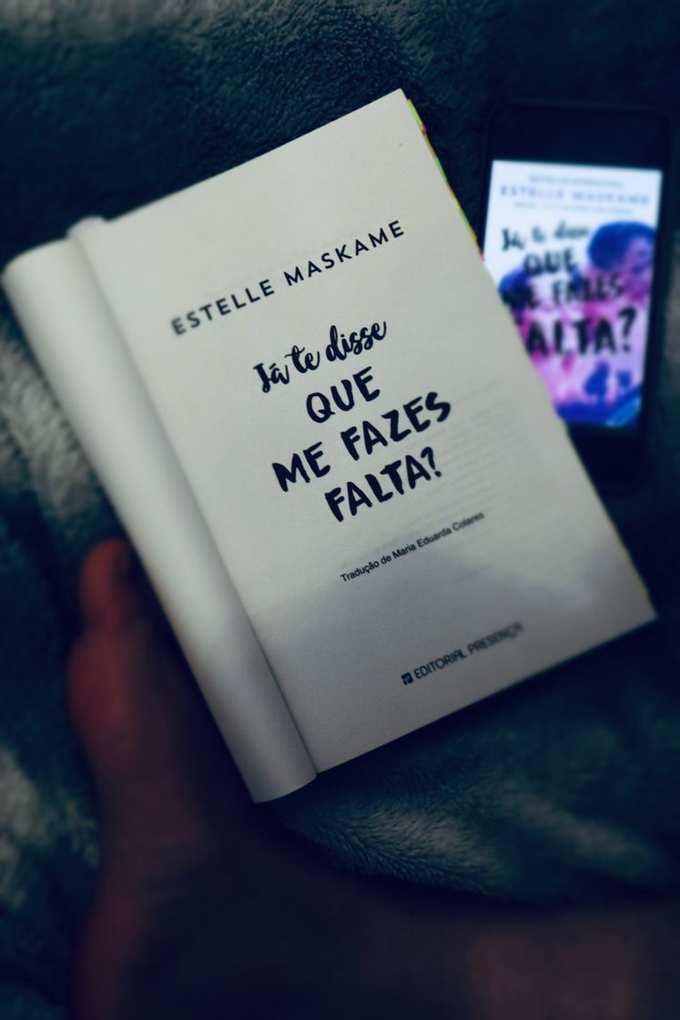 Libro “Já te disse que me Fazes Falta?”
